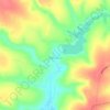 Топографическая карта Бородино, высота, рельеф