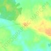 Топографическая карта Вепри, высота, рельеф