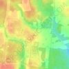 Топографическая карта Иудино, высота, рельеф