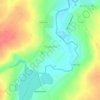 Топографическая карта Раздолье, высота, рельеф