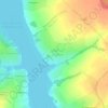 Топографическая карта Гольяж, высота, рельеф