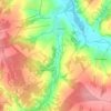 Топографическая карта Уразла, высота, рельеф