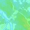 Топографическая карта Третий Сплавной Участок, высота, рельеф
