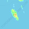 Топографическая карта Turtle Island, высота, рельеф