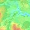 Топографическая карта Шаблыкино, высота, рельеф