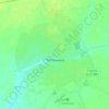 Топографическая карта Чаплинка, высота, рельеф