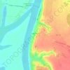 Топографическая карта Старая Рязань, высота, рельеф
