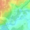 Топографическая карта Дурнево, высота, рельеф