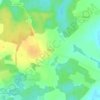 Топографическая карта Збышки, высота, рельеф