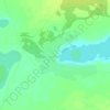 Топографическая карта Усун-Кюёль, высота, рельеф
