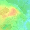 Топографическая карта Велигонты, высота, рельеф