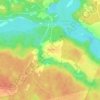 Топографическая карта Заплотье, высота, рельеф
