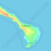 Топографическая карта Isla Natividad, высота, рельеф