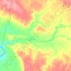 Топографическая карта Курмыш, высота, рельеф