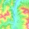 Топографическая карта Большая Тихая, высота, рельеф