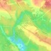Топографическая карта Майнило, высота, рельеф
