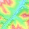 Топографическая карта Дирбакмахи, высота, рельеф