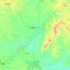 Топографическая карта 文教河, высота, рельеф