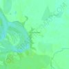 Топографическая карта Архангеловка, высота, рельеф