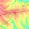 Топографическая карта Пятихатки, высота, рельеф