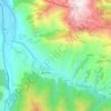Топографическая карта Армхи, высота, рельеф