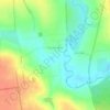Топографическая карта Скобелево, высота, рельеф