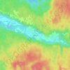Топографическая карта Ребовичи, высота, рельеф