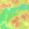 Топографическая карта Лесная речка, высота, рельеф