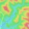 Топографическая карта Шепси, высота, рельеф