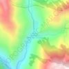 Топографическая карта Нижний Катрух, высота, рельеф