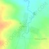 Топографическая карта Ащебутак, высота, рельеф