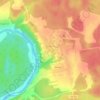 Топографическая карта Беляево, высота, рельеф