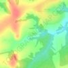 Топографическая карта Лялино, высота, рельеф