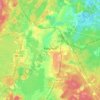 Топографическая карта Кыштым, высота, рельеф