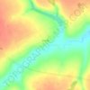 Топографическая карта Цепаево, высота, рельеф