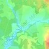 Топографическая карта Раково, высота, рельеф