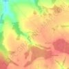 Топографическая карта Бузаково, высота, рельеф