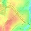 Топографическая карта Дружинино, высота, рельеф