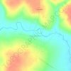 Топографическая карта Большая Арать, высота, рельеф