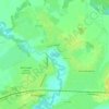 Топографическая карта Малибу, высота, рельеф