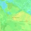 Топографическая карта Криводановка, высота, рельеф