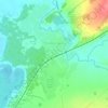 Топографическая карта Новодрачёнино, высота, рельеф