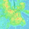 Топографическая карта Korppikotka, высота, рельеф