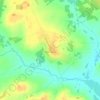 Топографическая карта Рыбаковщина, высота, рельеф