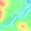 Топографическая карта Елизаветино, высота, рельеф