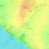 Топографическая карта Устиново, высота, рельеф