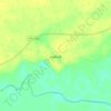 Топографическая карта Кодское, высота, рельеф