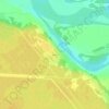 Топографическая карта Борки, высота, рельеф