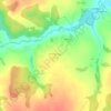 Топографическая карта Клин-Бельдин, высота, рельеф