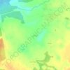 Топографическая карта Леоново, высота, рельеф
